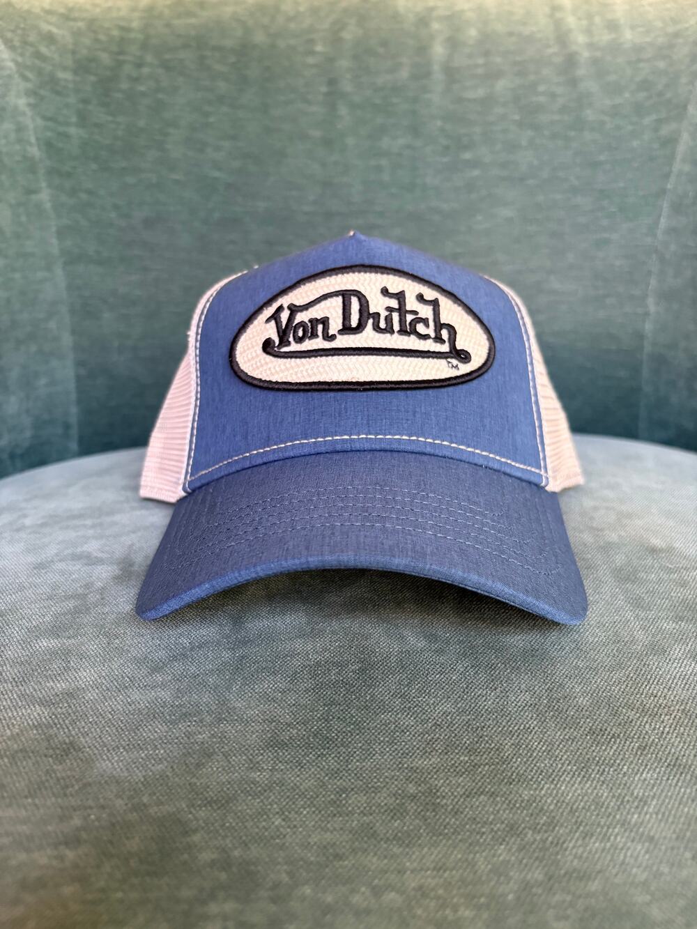 Von Dutch Navy & White Trucker Hat - Brand New!